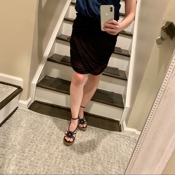 Free People Black Mini Skirt - Picture 7 of 7